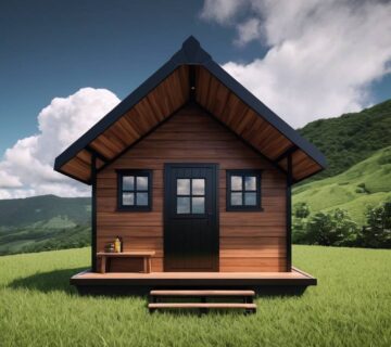 ساخت ویلا ویلای چوبی کلبه چوبی چوب ساحل