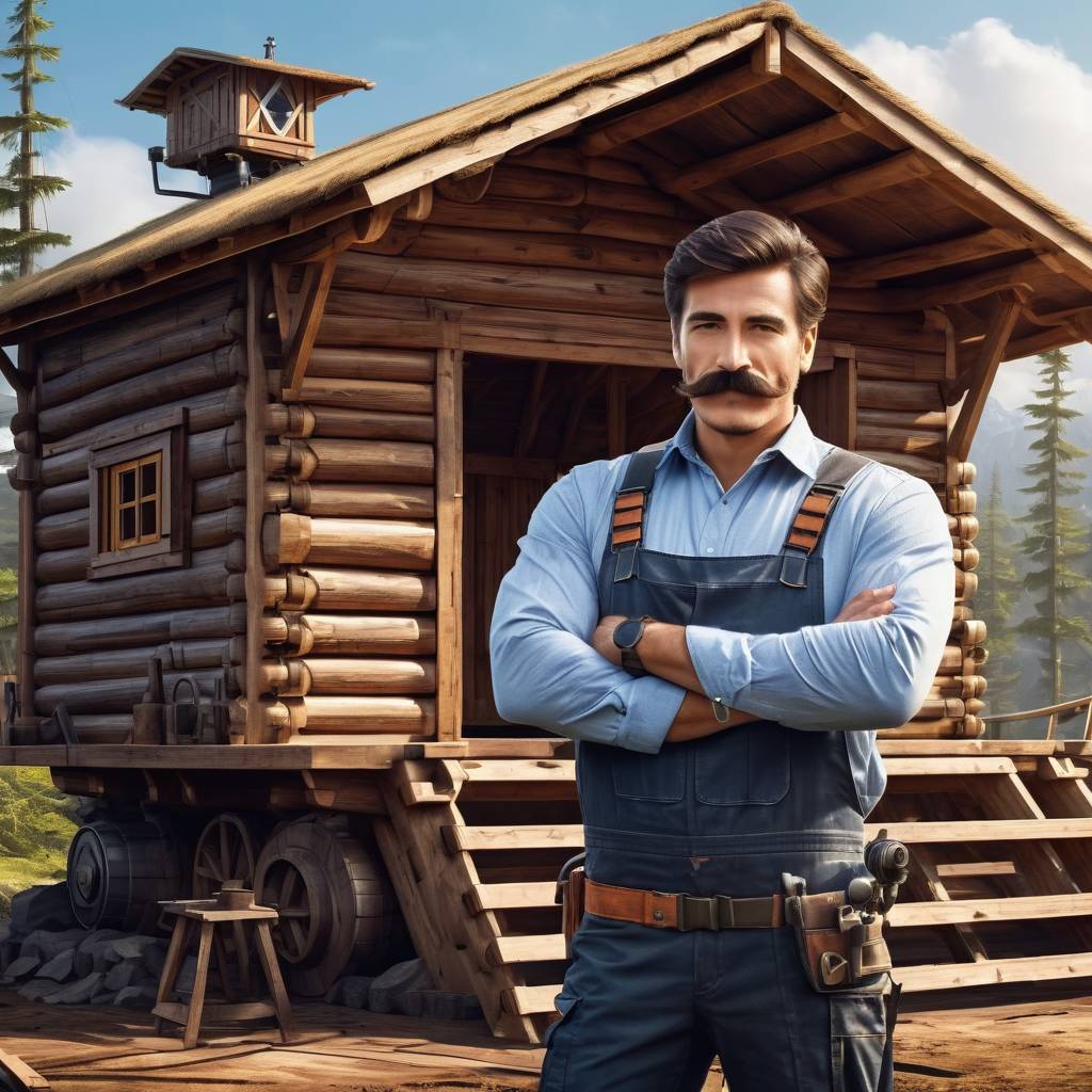 ساخت ویلا ویلای چوبی کلبه چوبی چوب ساحل