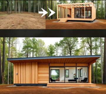 صفر تا صد ساخت ویلاهای چوبی